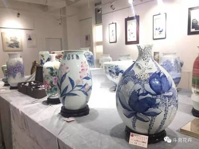 农博会斗南分会场亮点:景德镇国礼瓷和云南古羽石展览