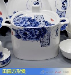 釉中彩陶瓷餐具 景德镇礼品的艺术与传承